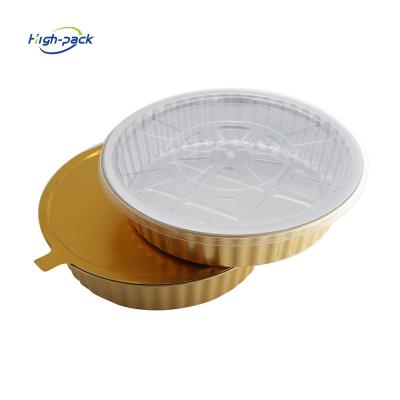 China Gold Baking Plastic Lid / China Manufacture Silver Aluminum Cover PP Food Trays for sale