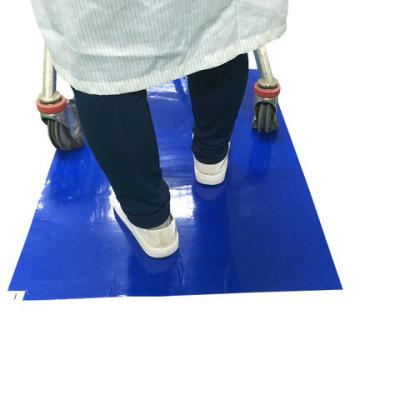 China OEM Kleverige Mat Adhesive Low Density Polyethylene Cleanroom Zelfklevend Plakkerig Mats For Clean Room Te koop