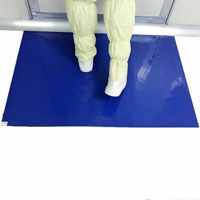 China Beschikbare Aangepaste Cleanroom Kleverige het Vuil en het Stof Plakkerige Matten van Mat Adhesive Basketball Floor Capture Te koop