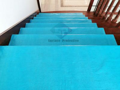 China Van de Schilderscover fleece anti van mengselgrey floor protector sheet roll Zelfklevende de Misstapmat Te koop