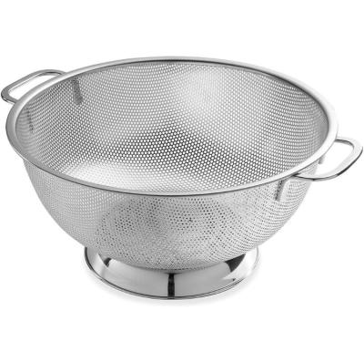 China Colander Sieve Strainer Stainless Steel Colander Sustainable Colander Bowl for sale