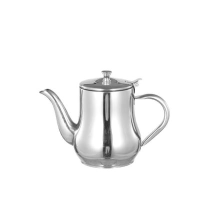 China New Design Sustainable Chinese Tea Kettle Stainless Steel Oil Arabic Kettle Top Quality for sale