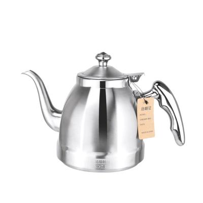 China Factory Sustainable Sales Directly Double Wall 1200ml With Handle Covers Stainless Strainer Teapot for sale