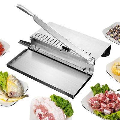 China Sustainable Home Kitchen Tools Stainless Steel Cutting Machine Medicine Food Slicer Bone Meat Manual for sale