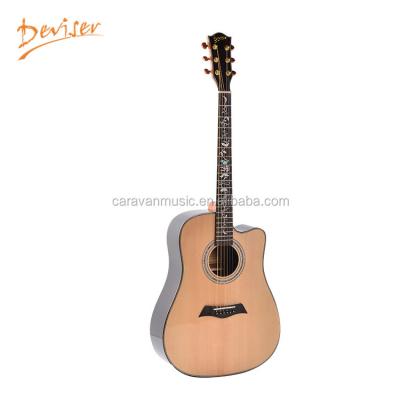 China High Quality Handmade From China Wholesale Flawless Solid All Solid Wood Acoustic Guitar for sale