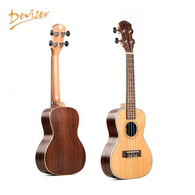 China Solid Cedar Factory Customized 24 Solid Material Inventor Music Ukuleles For Girls And Boys for sale