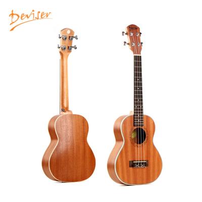 China Inventor Sapele Tenor 26 Inch Small Slim Ukulele OEM Body Guitar for sale