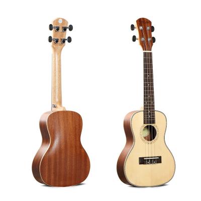 China Wholesale Price Solid Flawless Electric Ukulele Fir/Electric Travel Ukulele Online Sale for sale