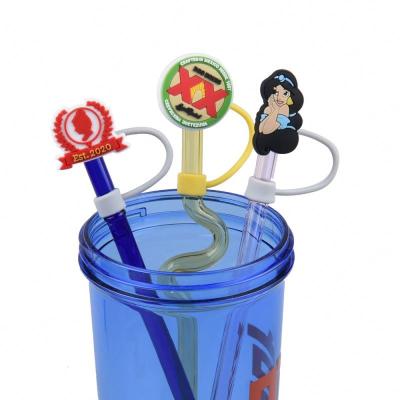 China Minimalist Cartoon PVC Straw Toppers For Plastic And Metal Straw Toppers For Lean Rocker 20oz 30oz Via DHL/Fedex for sale