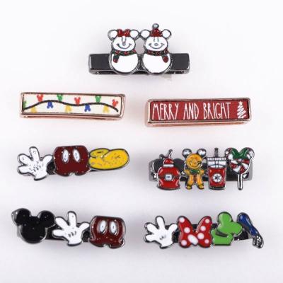 China Custom Hard Enamel Stainless Steel Band Charms For Apple Watch Band Watch Band Charms for sale