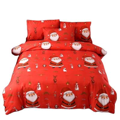 China Christmas Hot Sale Disposable Bedding Bed Set Pillowcase Quilt Cover Set for sale