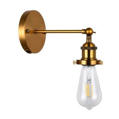 China Antique Brass Screw America Style Country Side Vintage E26 Wall Light Fixture for sale