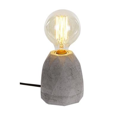 China China E27 Table Lamp Cement Creative Concrete Table Lamp for sale