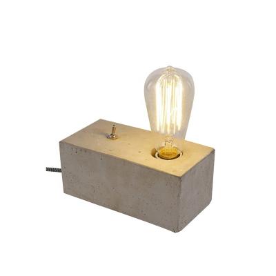 China Wholesale high quality cement cement table lamp cement table lamp for home decorative for sale