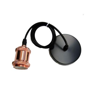 China Retro Classic Edison Bulb Screw Metal Socket E26 Ceiling Mounted Pendant Lighting for sale