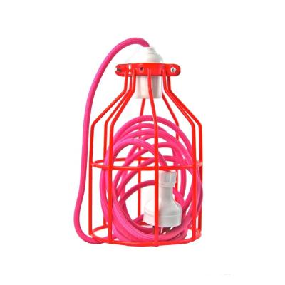 China Other Classic Birdcage Type Hanging Lamp With E27 Screw Lamp Holder for sale