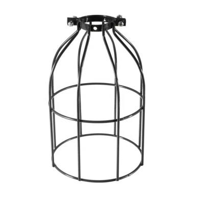 China Rustic Industrial Style Birdcage DIY Iron Lamp Shape For Lighting Accessories for sale