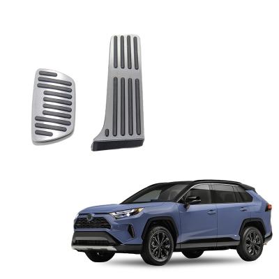 China Business/Durable Accelerator Brake Car Pedal Anti-skid Cover Luxury Interior Accessories For Toyota Rav4 for sale