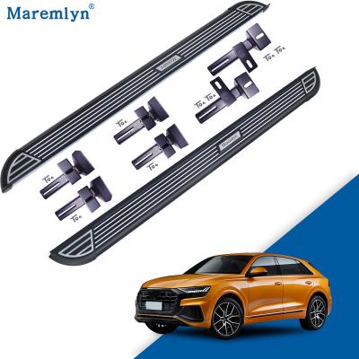 China Prevent bumping SUV Auto Exterior Universal Side Step Body Parts Car Accessories Running Panel For Audi Q8 for sale