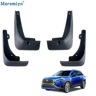 China Car Body Parts Factory Supply Car Mud Flaps Strong Hardness Mud Flaps Damper For Toyota Corolla Cross for sale