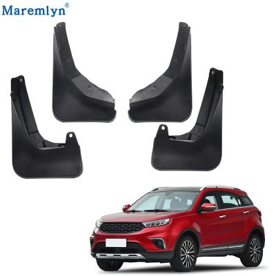 China High quality black PE Front Rear Fender Flares For Ford Territory Mudguard car body parts factory price for sale