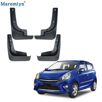 China Car Body Parts Car Accessories Front Rear Fender Flares Strong Hardness Exterior Mud Flaps For Toyota Wigo for sale