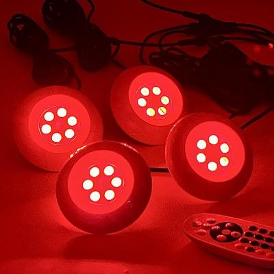 China LANDSCAPE Submersible RGB Colors Changing IP68 Waterproof Remote Controller Outdoor Led Swimming Pool RF Underwater Light for sale