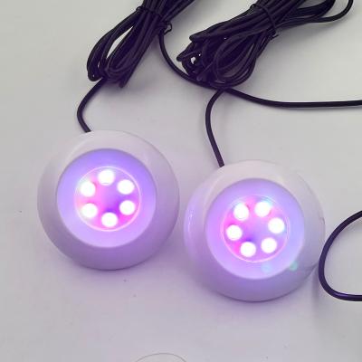 China New Design RGB Multi Colors Waterproof ip68 Material PC LANDSCAPE Remote Controller Landscape Led Underwater Pool Light for sale