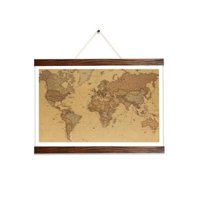 China Wood The Latest Magnetic Wooden Poster Hanger Wall Decoration Price Bestselling Discount for sale