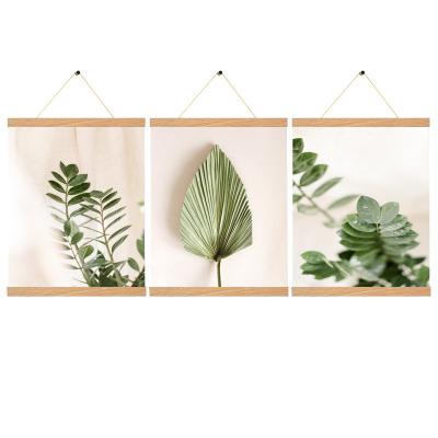 China MDF 8inch 12inch 16inch 18inch Top Selling WOODEN MDF Best Price Poster Magnetic Wooden Hanger For Wall Decor Hot Selling Products for sale