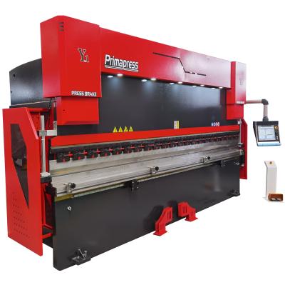 China hotels prima brand cnc hydraulic press brake machine price with multi-axis control for sale