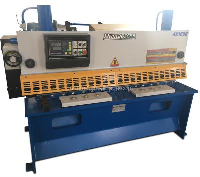 中国 Building Material Shops 8X3200mm CNC Plate Cutting Machine With Back CE Standards Metal Fence Safe Metal Sheet Shear Cutting Machine 販売のため