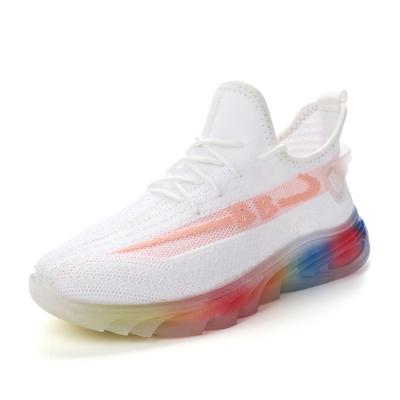 China Factory Cheap Breathable Rainbow Porcelain Geometric Unique Women Sports Casual Shoes for sale