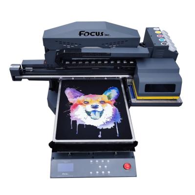 China Garment China Made Factory Direct Selling A3 Size Two Heads Fast DIY Digital Direct DTG Printer For Any Color T-shirt for sale