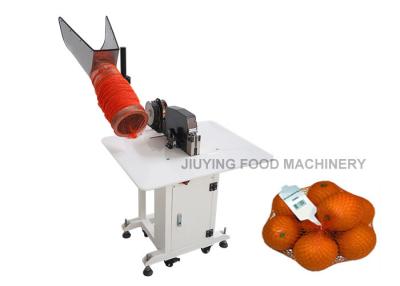 China Fruta y verdura Mesh Bag Packing Machine Semi automático en venta