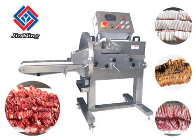 Cina Affettatrice automatica cucinata regolabile del manzo della macchina di lavorazione della carne su efficiente in vendita