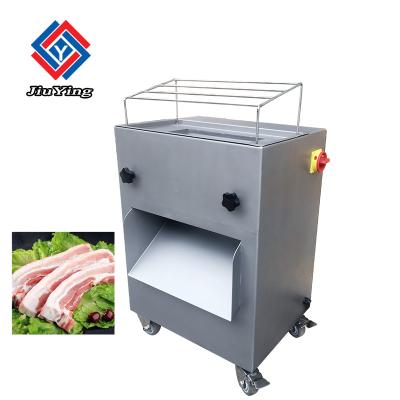 中国 新鮮な肉のストリップのカッター機械/肉立方体のカッター容量800kg/H 販売のため