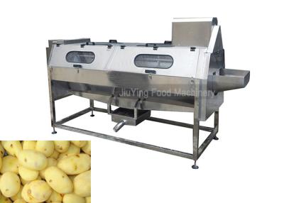 China Máquina de Peeler da cenoura do OEM/tipo máquina do parafuso de casca do rolo para a raiz à venda