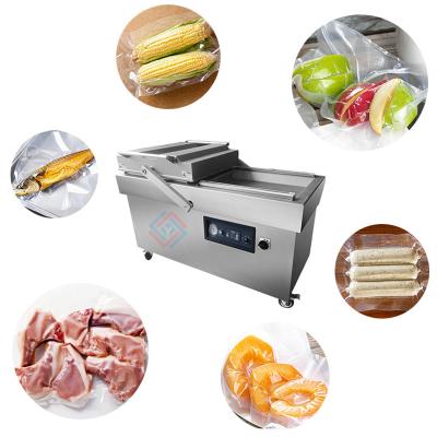 China Durable 304 Stainless Steel Vacuum Packing Machine Double Chamber for sale