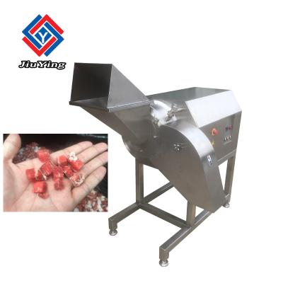 China 3 Dimension 1500 KG/h 15 mm Tiefkühlfleisch-Zerteilermaschine zu verkaufen