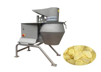 China 3T/H commerciële Aardappelgolf Chips French Fries Cutter Machine Te koop