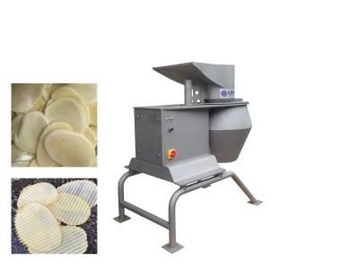 China Multi - van het de Snijmachine3t/Uur van de Functiewortel de Aardappel Chips Crinkle Cutter Wavy Slicer Te koop