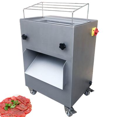 China 1500kg/h Automatic Chicken Cutting Machine 304 Stainless Steel Meat Strip Cutter for sale