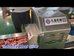 304 SS Industrial Meat Slicer Cutting Accurately For Cooked / Chilled Meat