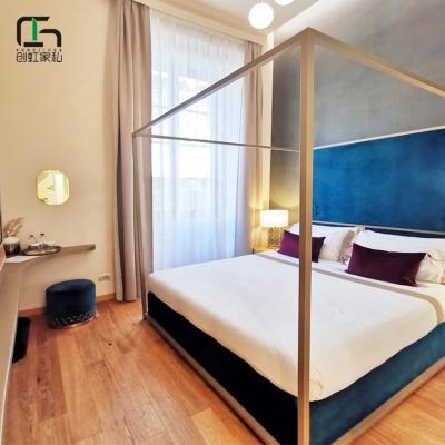 China Moder design /good quality Chuanghong factory modern design days hostel hotel guest bedroom furniture custom project for sale