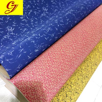 China Bio-degradable Factory price single face packaging G flute plain color corrugated paper cardboard paper corrugated for sale