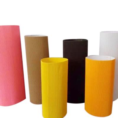 China Bio-degradable Factory outlet color corrugate paper sheet corrugated paper roll paper corrugated cardboard for sale