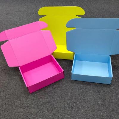 China Anti-Curl Color corrugated box for sale