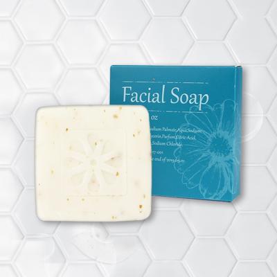 China Private Label Body Care Manufacturer Eco-Friendly Biodegradable Bathroom Natural Hotel Soap Base Facial Cleansing Bar for sale