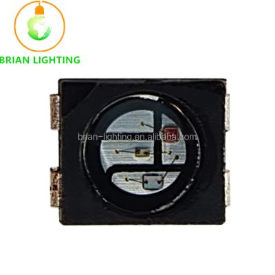 China INGAN Manufacturer 4 Pins Black Body 0.2W High Quality Full Color Wire 3in1 RGB 3528 SMD LED Gold Tricolor Chip for sale